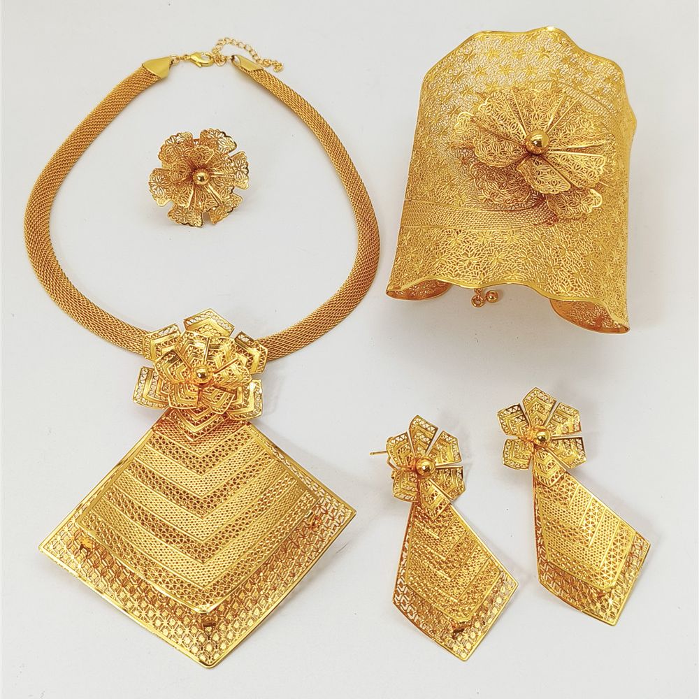 Dubai Gold Jewelry Sets
