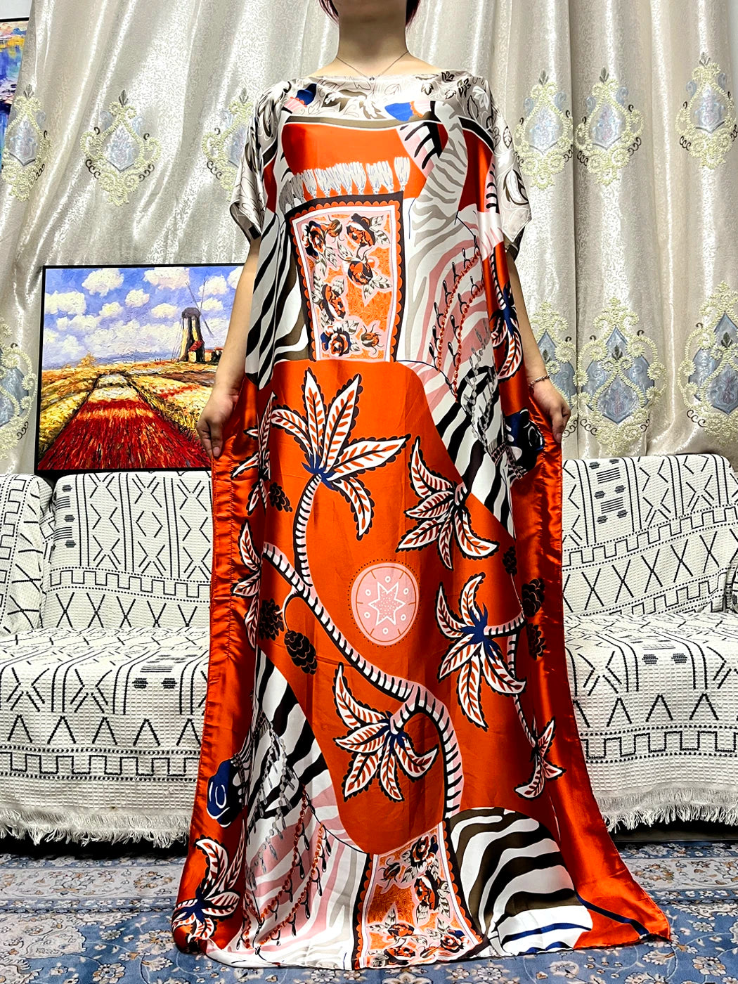 Traditional Silk Print
