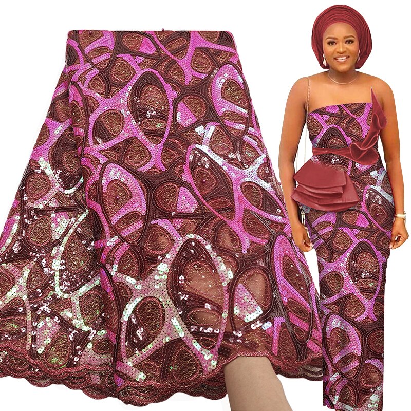 Pebble Print French Lace