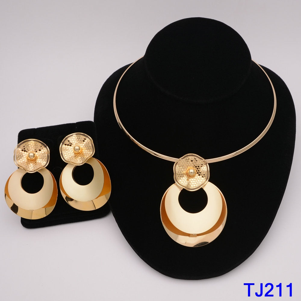 Jewelry Set Dubai Gold Color