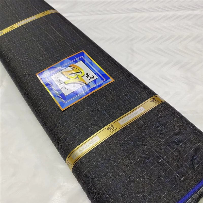 5 Yards Atiku Lace Fabric For Men Breathable Cashmere