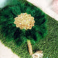 Gold Lace Feather Fan
