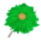 Feather Fan With Stones