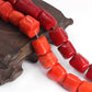 Jewelry Dubai 12-14mm Red / Coral Large Beads Strand 15"