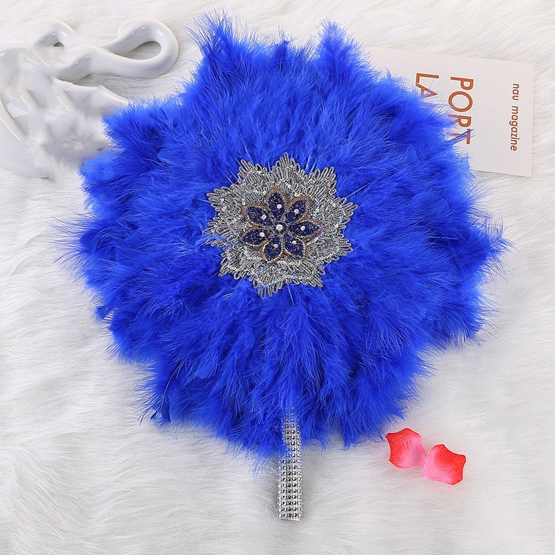 Turkey Feather Fan