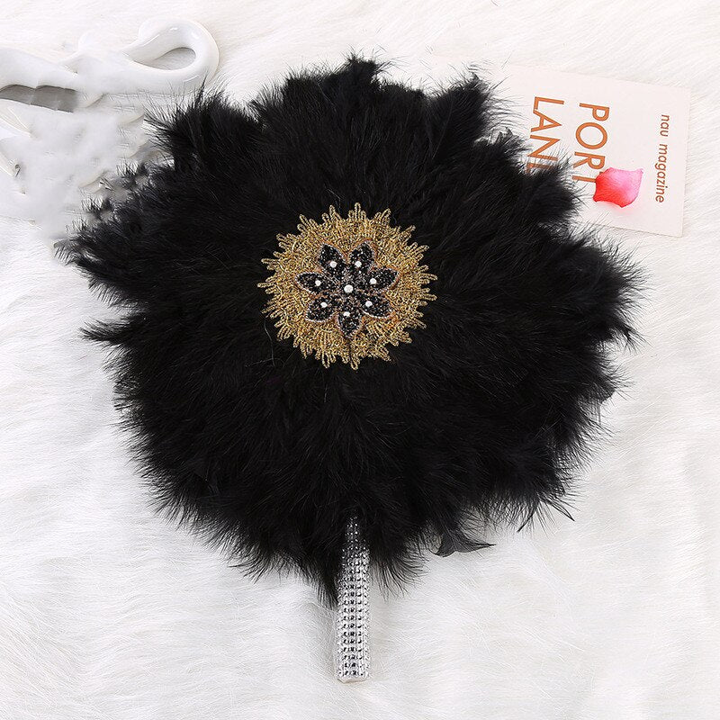 Turkey Feather Fan