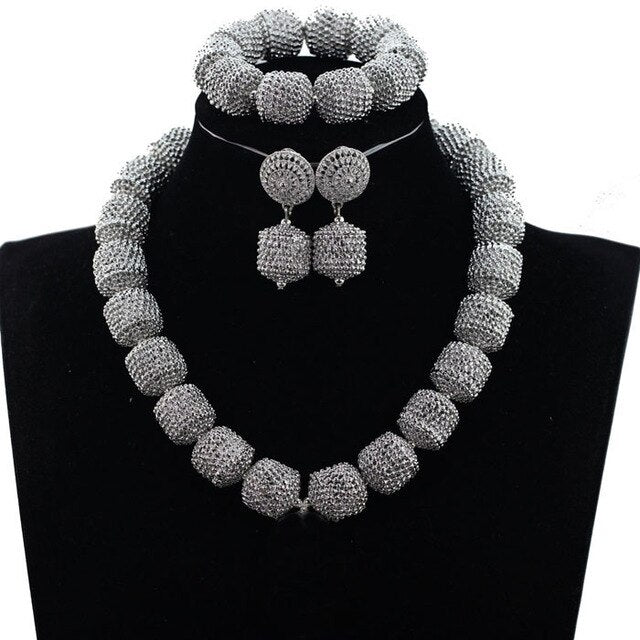 Silver/Gold Beads Jewelry