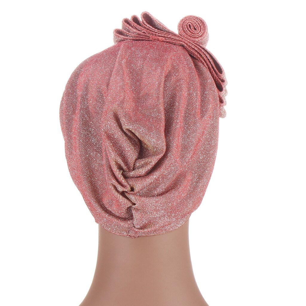 Shimmer Turban Cap