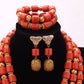Native Coral Set For Women Wedding