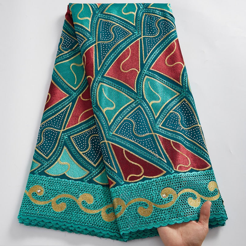 Lace Fabric With Stones