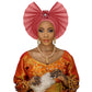 Traditional Headtie For Women Fan Shape Gele/ Turban