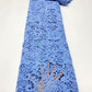 Dusty Pink Cord Guipure Lace Nigerian African Big Flower Asoebi Fabric For Wedding Dress Sewing Materials