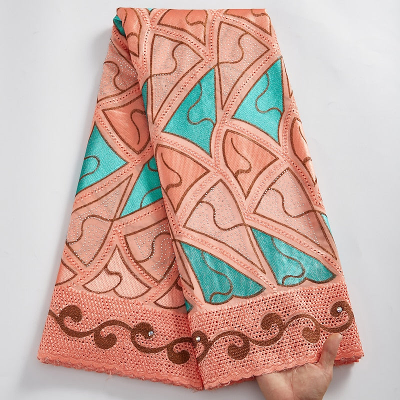 Lace Fabric With Stones