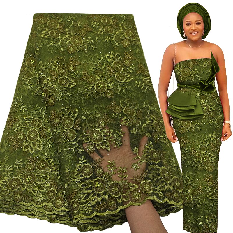 Embroidery Asoebi French Tulle Lace Material