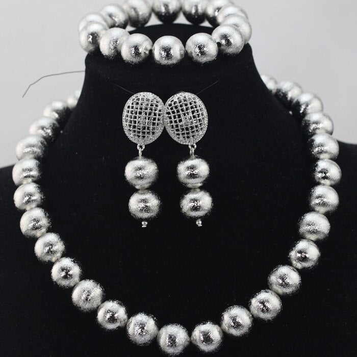 Silver/Gold Beads Jewelry
