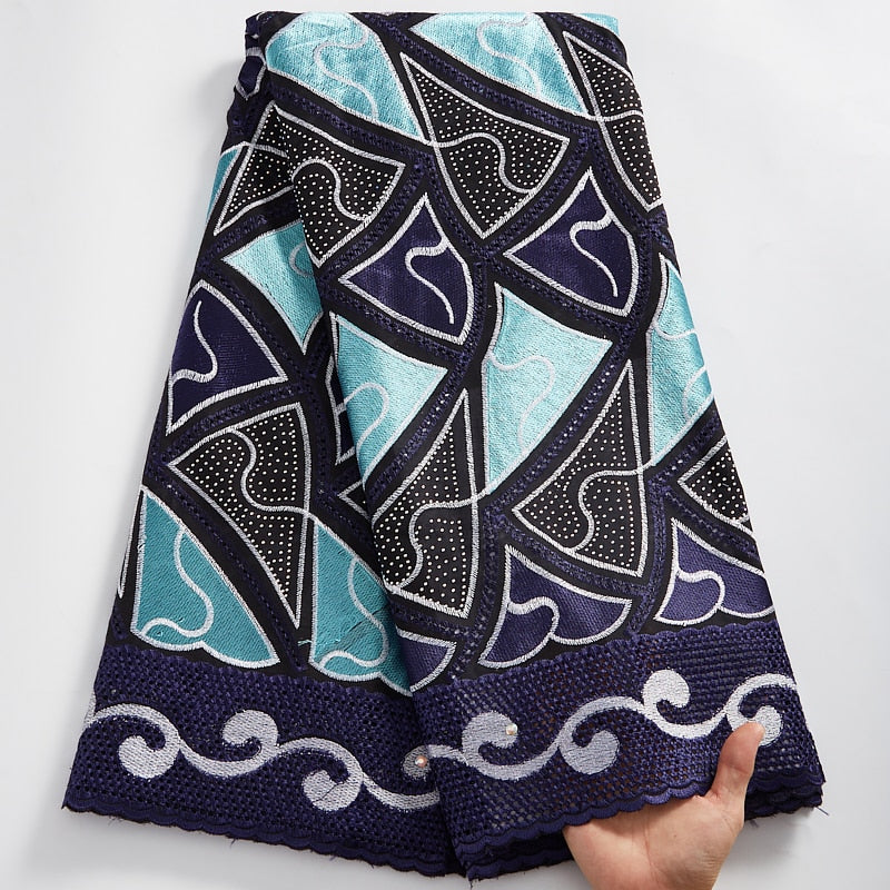 Lace Fabric With Stones