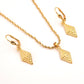 Geometric Square Jewelry Set