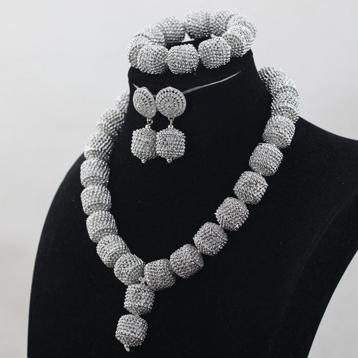 Silver/Gold Beads Jewelry