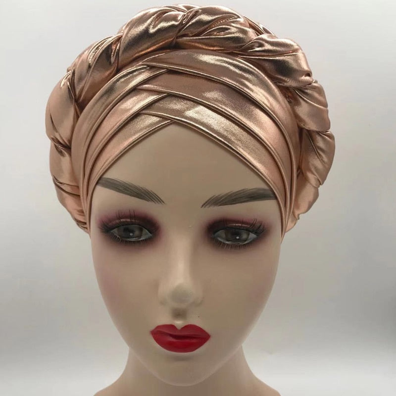Braided Turban Cap