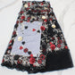 French Net Lace With Flowers 5 Yards