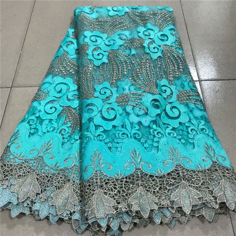 Royal Blue Asoebi Dress | Nigerian Lace Style - PhoenixGoods