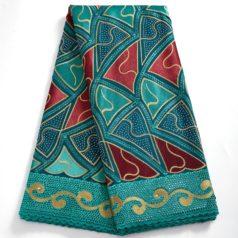Lace Fabric With Stones