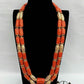 Nigeria Wedding Jewelry Handmade  Original Coral African Beads Jewelry Set Gold Dubai Women Costume Jewelry Set Coral Party ABG8
