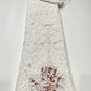 Dusty Pink Cord Guipure Lace Nigerian African Big Flower Asoebi Fabric For Wedding Dress Sewing Materials