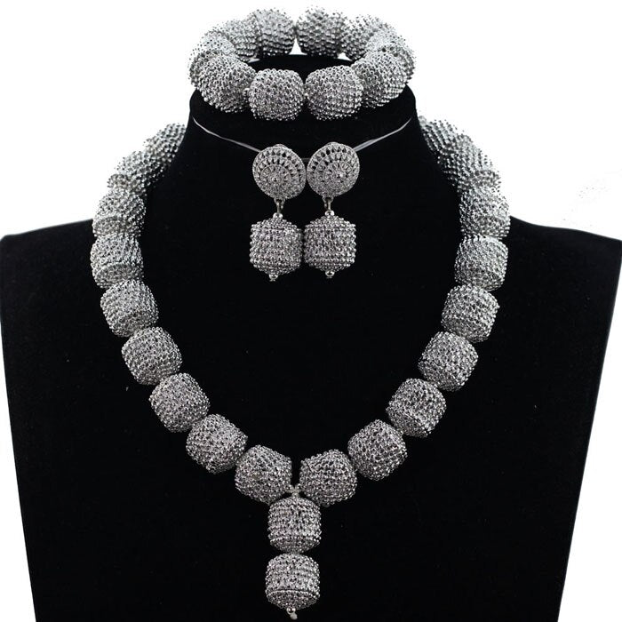 Silver/Gold Beads Jewelry