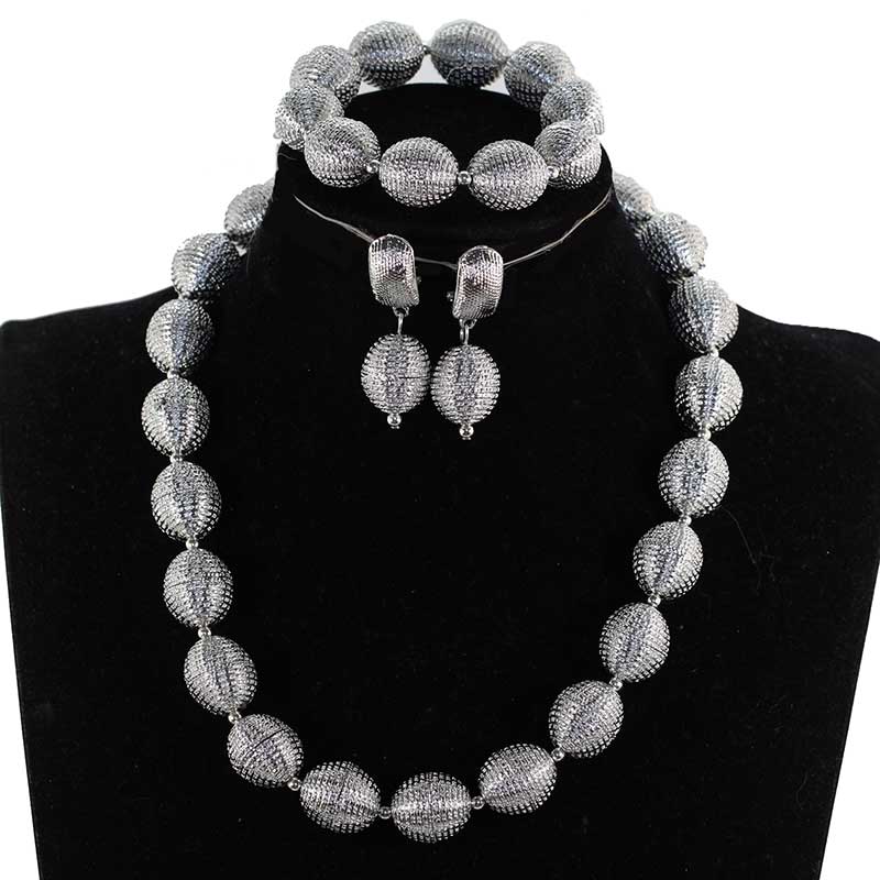 Silver/Gold Beads Jewelry