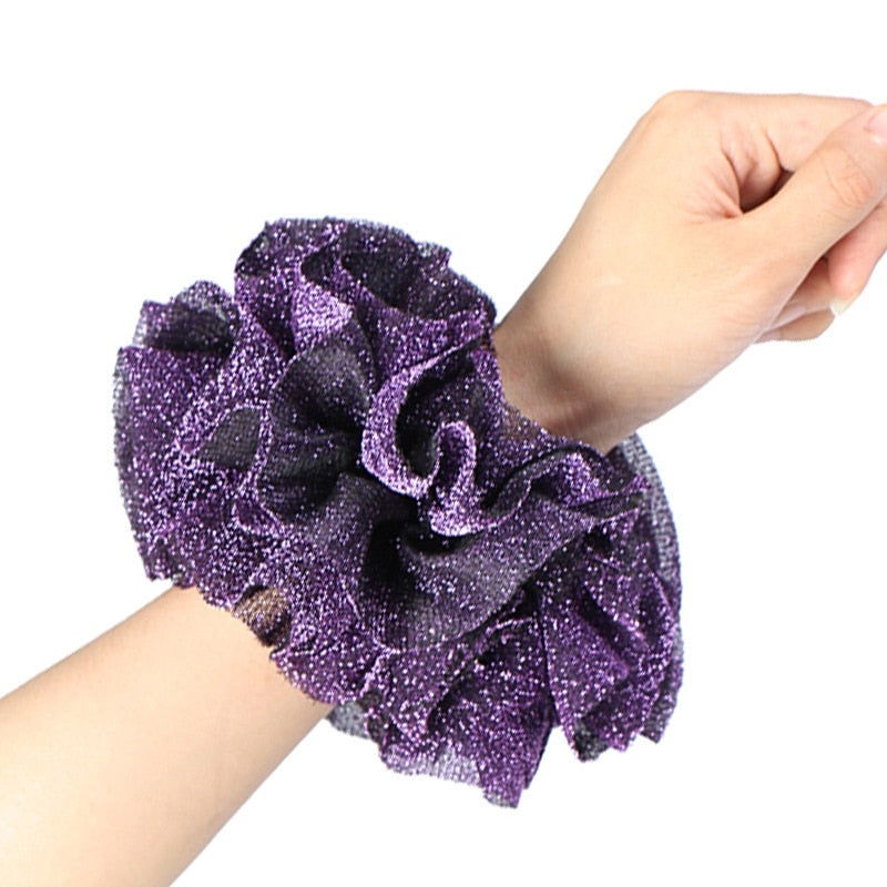 Satin Braided HeadBand With Sequins