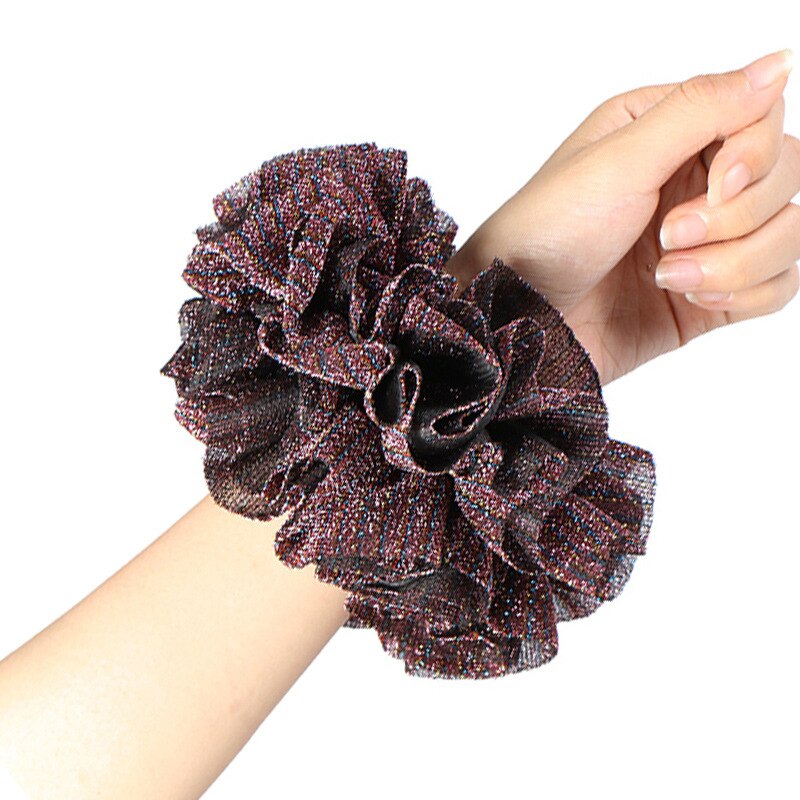 Satin Braided HeadBand With Sequins