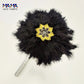Feather Fan With Stones