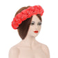 Satin Braided HeadBand With Sequins