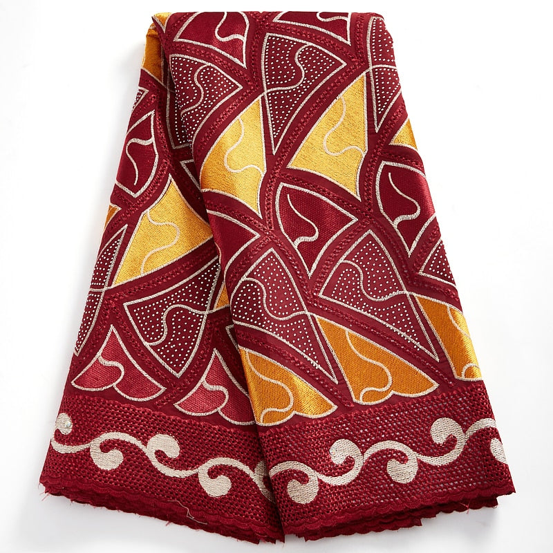 Lace Fabric With Stones