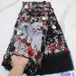 French Net Lace With Flowers 5 Yards