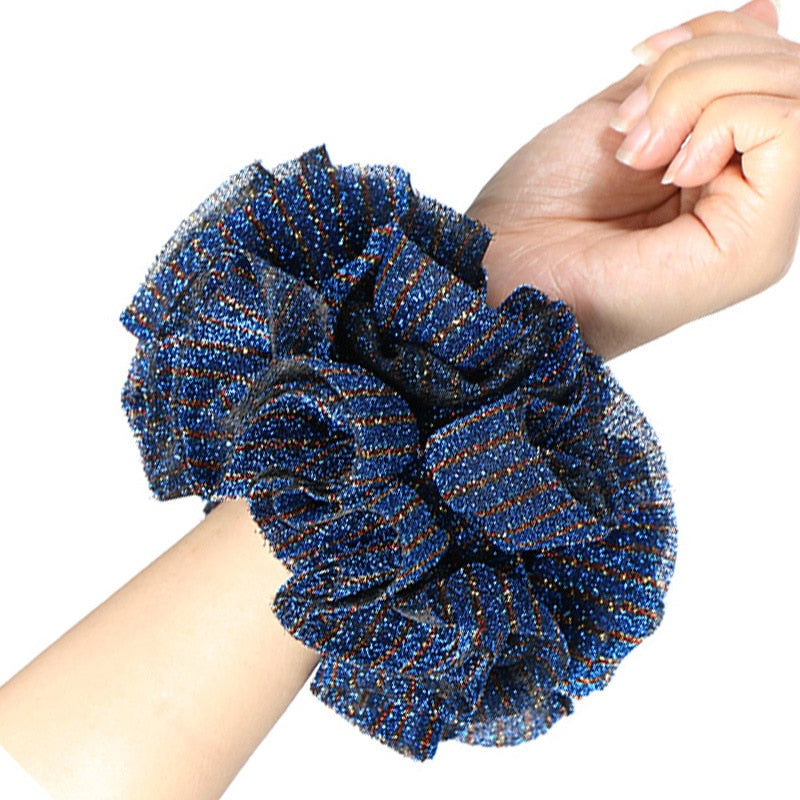Satin Braided HeadBand With Sequins