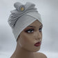 Shimmer Turban Cap