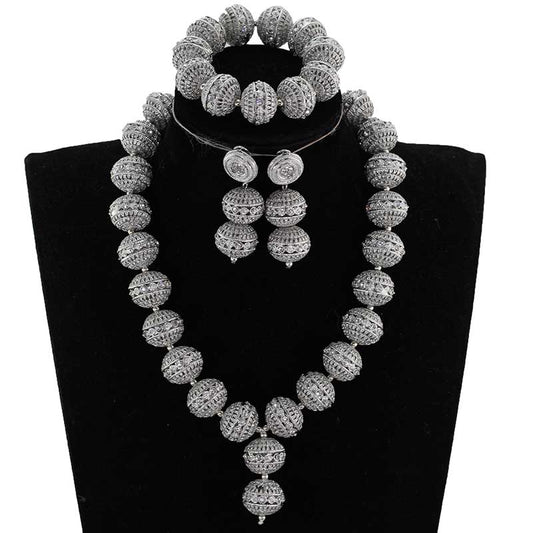 Silver/Gold Beads Jewelry