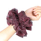 Satin Braided HeadBand With Sequins