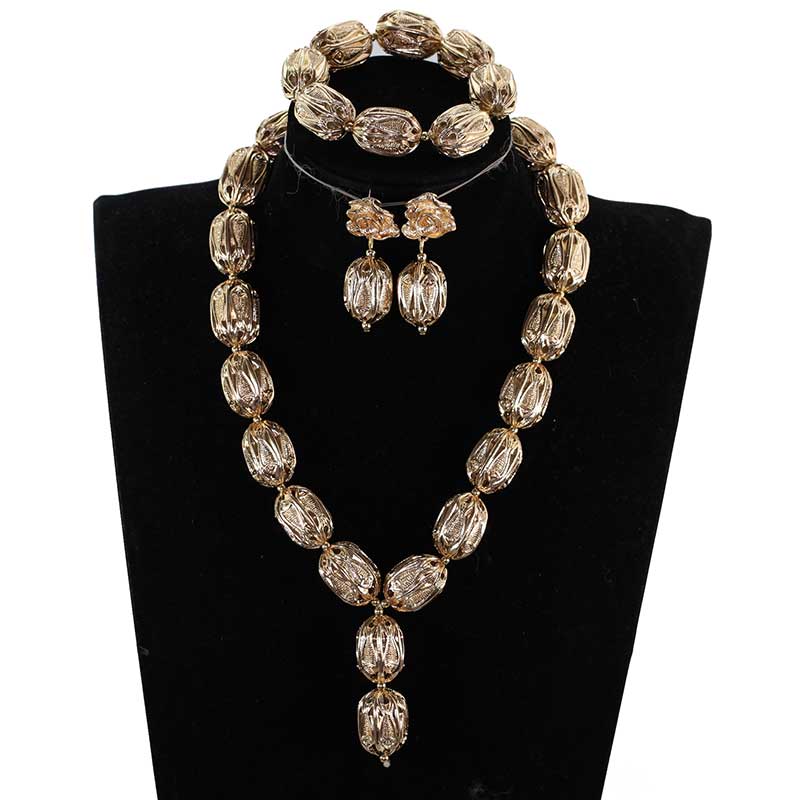 Silver/Gold Beads Jewelry