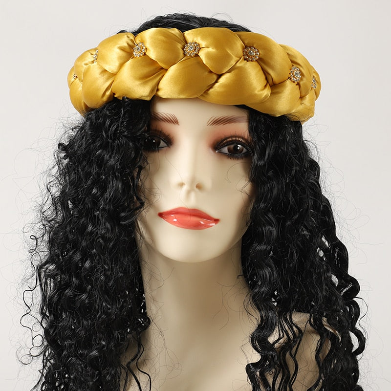 Satin Braided Turban