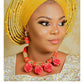 Genuine Coral Edo Bridal Bead Set