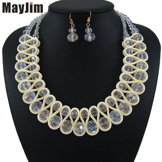 Handmade Crystal Bead Jewelry set