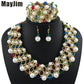 Handmade Beaded Dubai Jewelry sets Vintage
