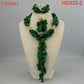 Nigerian Coral Jewelry Sets Coral Beads Necklace Set Nigerian African Wedding Beads Jewelry Sets Free Shipping HD333-1