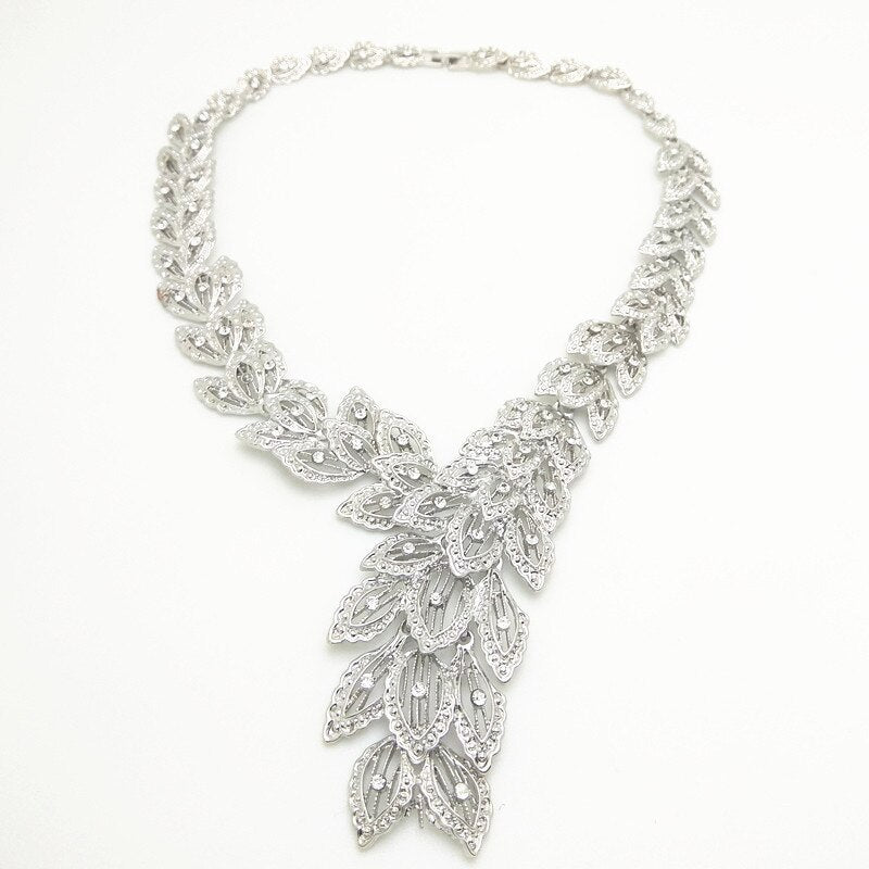 Silver Plated Dubai Jewelry Sets