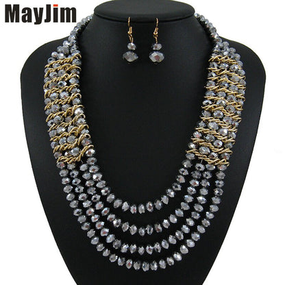 Multi layer chain jewelry Vintage Set