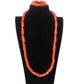 Coral Jewelry Set For Groom Men Stone Beads