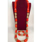 Coral Beads Wedding Jewelry Set For Bride and Groom